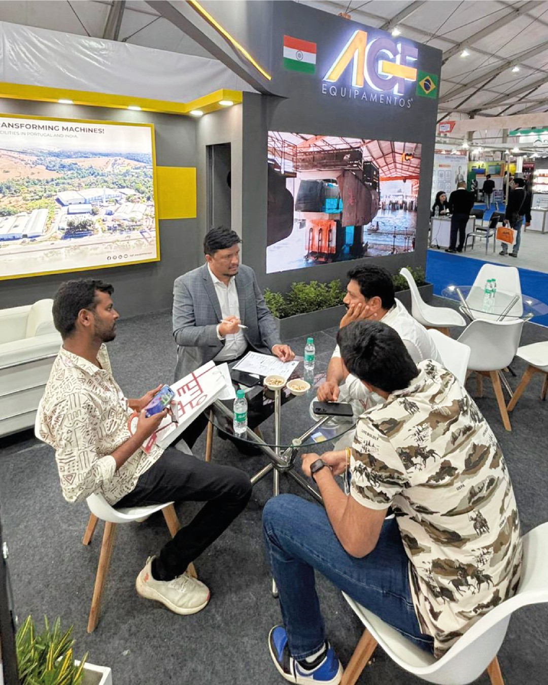 Thank you, @india_stonemart!
The impact of taking our flag to the other side of the world is beyond words.
Our participation in India Stonemart 2026 was marked by this positive surprise. We represented Brazil at the 13th edition of one of the largest trade shows in the sector, attracting attention and connecting Brazilian engineering with the main players in the Asian and global markets.
Feeling international recognition for our brand and technology reinforces that there are no boundaries for the quality of AGF Equipamentos. We crossed oceans to show that Brazil is a synonym for innovation and robustness in the stones sector.
Did you miss the details of our visit to the fair? Check it out and follow our global evolution.
🇧🇷 PT-BR
Obrigado, @india_stonemart!
O impacto de levar a nossa bandeira para o outro lado do mundo é indescritível.
Nossa participação na India Stonemart 2026 foi marcada por essa surpresa positiva. Representamos o Brasil na 13ª edição de uma das maiores feiras do setor, atraindo olhares e conectando a engenharia brasileira com os principais players do mercado asiático e global.
Sentir o reconhecimento internacional pela nossa marca e tecnologia reforça que não há fronteiras para a qualidade da AGF Equipamentos. Cruzamos oceanos para mostrar que o Brasil é sinônimo de inovação e robustez no setor de rochas.
Perdeu os detalhes da nossa passagem pela feira? Confira e acompanhe nossa evolução global!
.
.
#IndiaStonemart2026 #AGFEquipamentos #TBT #MaquinasQueTransformamOMundo #WorldTransformingMachines #DoBrasilParaOMundo #FromBrazilToTheWorld