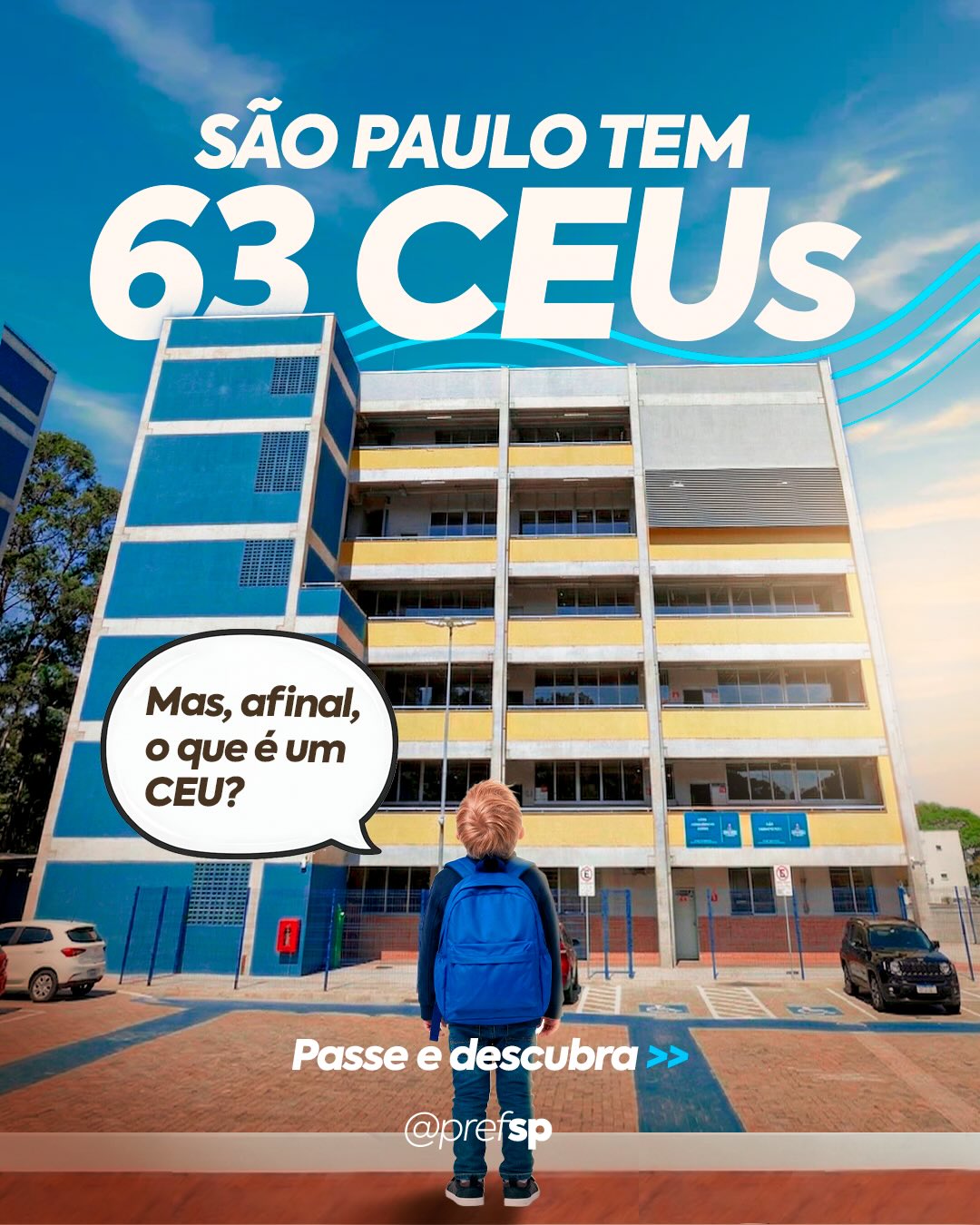 Você provavelmente já passou por um CEU, mas talvez nunca tenha parado pra pensar em tudo que acontece ali dentro. 👀
São 63 espalhados pela cidade. E só no último ano, mais 5 novos chegaram para ampliar ainda mais esse espaço que é de todo mundo.
Já foi em algum? Conta aqui qual 👇