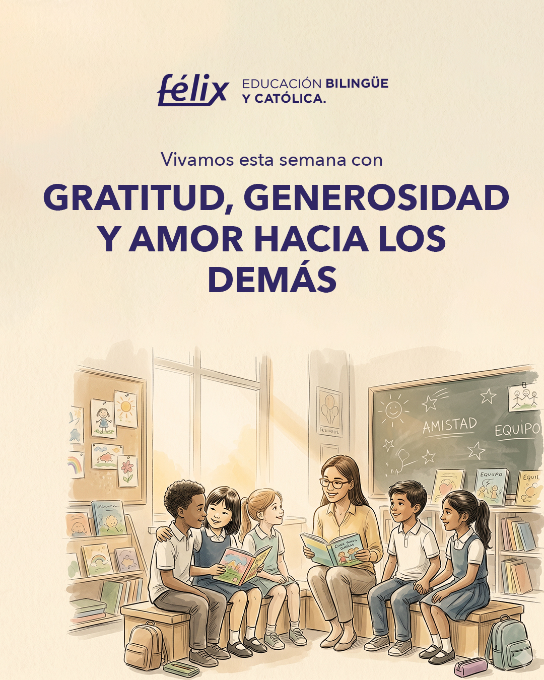 Corpus Christi nos recuerda el valor de compartir, agradecer y acompañar a quienes nos rodean 🤍
Una oportunidad para vivir en familia pequeños actos de amor, generosidad y empatía que también forman el corazón de nuestros niños. ✨
#ColegioFelix #ExcelenciaAcademica #EducacionCatolica #corpuschristi