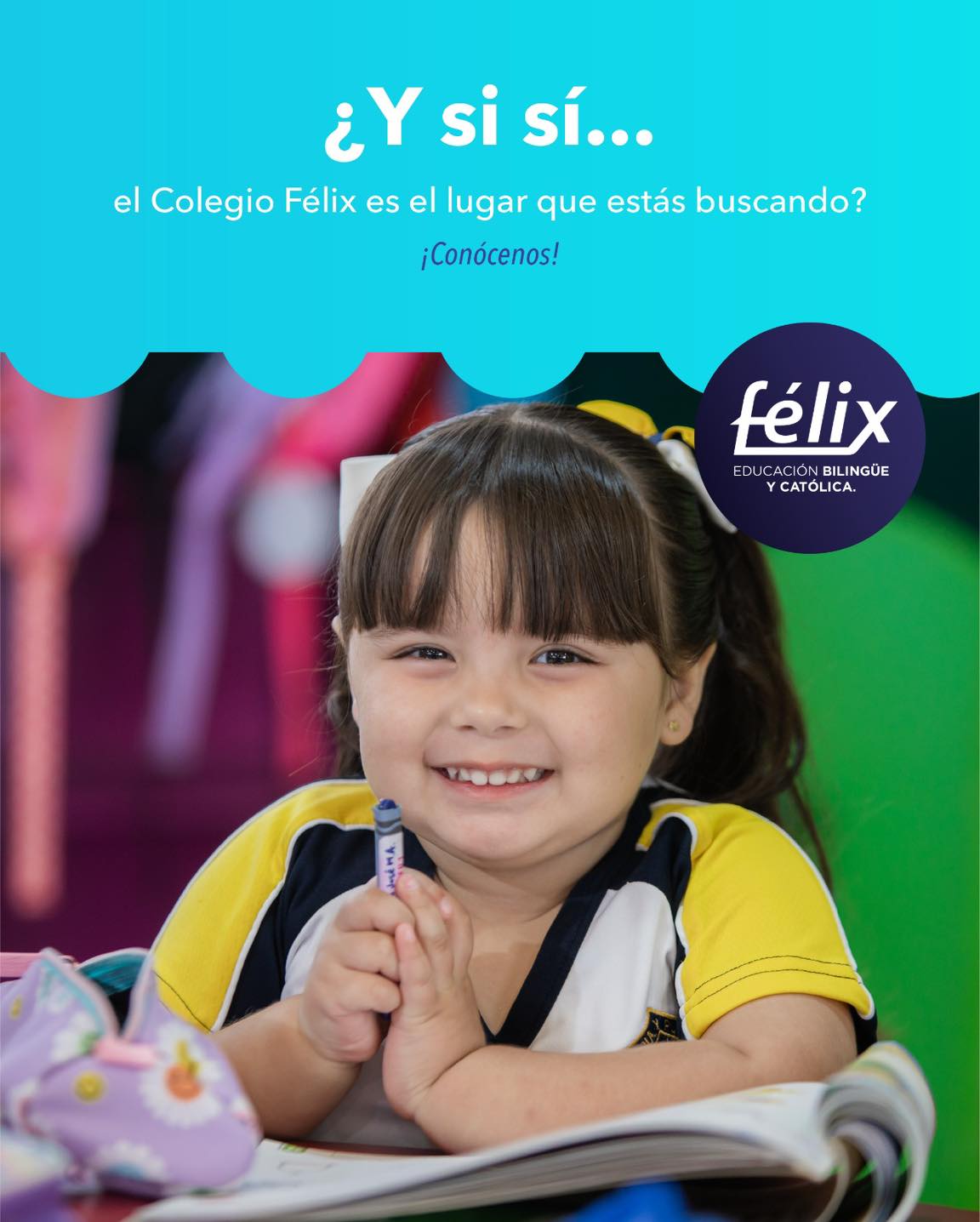 ¿Y si sí…? 💙
A veces, una gran decisión puede cambiar el futuro de tu hijo. En el Colegio Félix, lo acompañamos a aprender, crecer y ser feliz.
✨ ¿Y si sí es aquí?
Mayores informes: 📲 833 208 6511
#ColegioFelix #ExcelenciaAcademica #EducacionCatolica