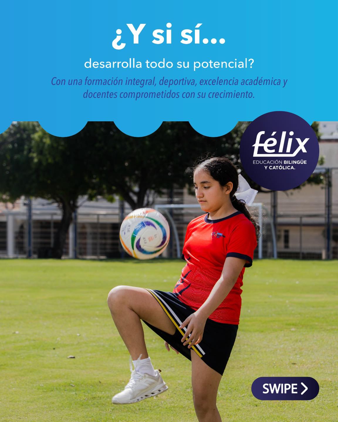 ¿Y si sí…? 💙
A veces, una gran decisión puede cambiar el futuro de tu hijo. En el Colegio Félix, lo acompañamos a aprender, crecer y ser feliz.
✨ ¿Y si sí es aquí?
Mayores informes: 📲 833 208 6511
#ColegioFelix #ExcelenciaAcademica #EducacionCatolica