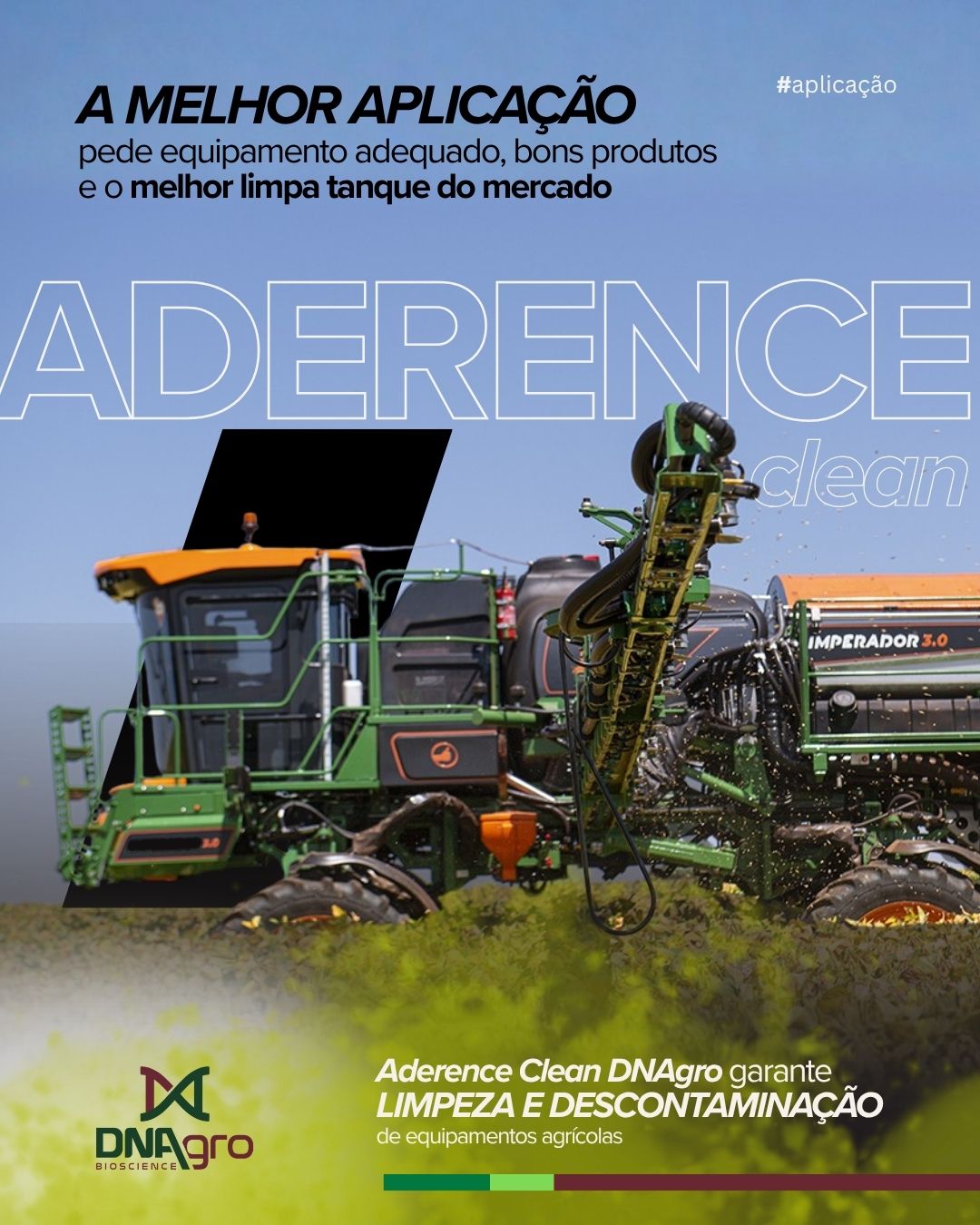 🚜 Uma série de fatores influenciam o sucesso da sua aplicação:
✅ Produtos de qualidade
✅ Adjuvantes de alto desempenho
✅ Maquinário adequado
🧼 E, principalmente, a limpeza correta do tanque, dos bicos e dos aplicadores!A contaminação cruzada entre aplicações e o entupimento dos bicos podem comprometer a eficiência do manejo, aumentar o risco de fitotoxicidade e prejudicar a uniformidade da pulverização.💧 Com um investimento baixo em limpeza, você ajuda a preservar a qualidade da calda, reduzir riscos de contaminação e garantir uma aplicação mais uniforme, com fluxo adequado em todos os bicos.🌱 DNA Aderence Clean: o limpa-tanque da DNAgro que contribui para uma aplicação mais segura e eficiente.Não deixe que a falta de limpeza comprometa seus resultados!