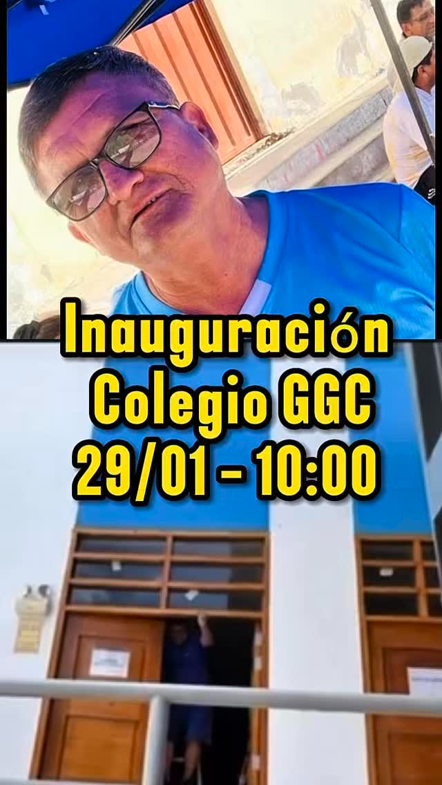 📍Chilete, Don Toño invita a la Inauguración del Colegio GGC para el 29/01 #chiletepe 📍Chilete, Don Toño invita a la Inauguración del Colegio GGC para el 29/01 #chiletepe