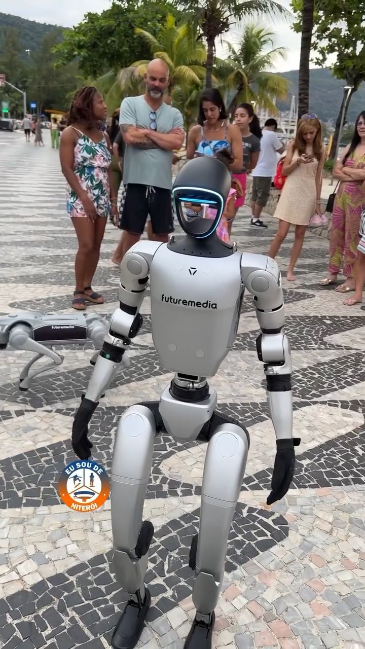 🤖 Em Niterói, o robô e seu dog interagem com as pessoas na orla da praia de São Francisco
.
🇧🇷 @eusoudeniteroioficial
.
👍 #curtarj #Niterói #niteroi #robot #robo #errejota #tecnologia 🤖 Em Niterói, o robô e seu dog interagem com as pessoas na orla da praia de São Francisco
.
🇧🇷 @eusoudeniteroioficial
.
👍 #curtarj #Niterói #niteroi #robot #robo #errejota #tecnologia