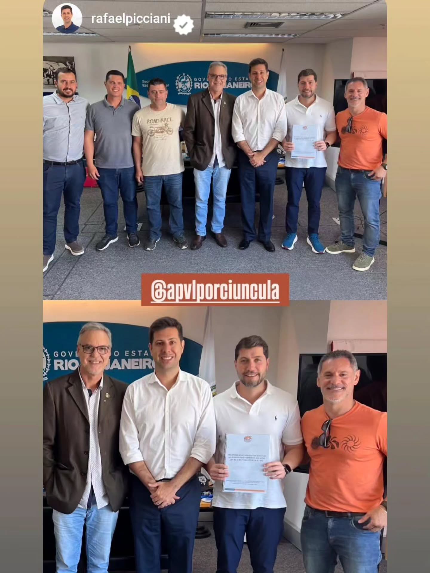 Reunião com o Secretário Estadual de Esporte e Lazer.