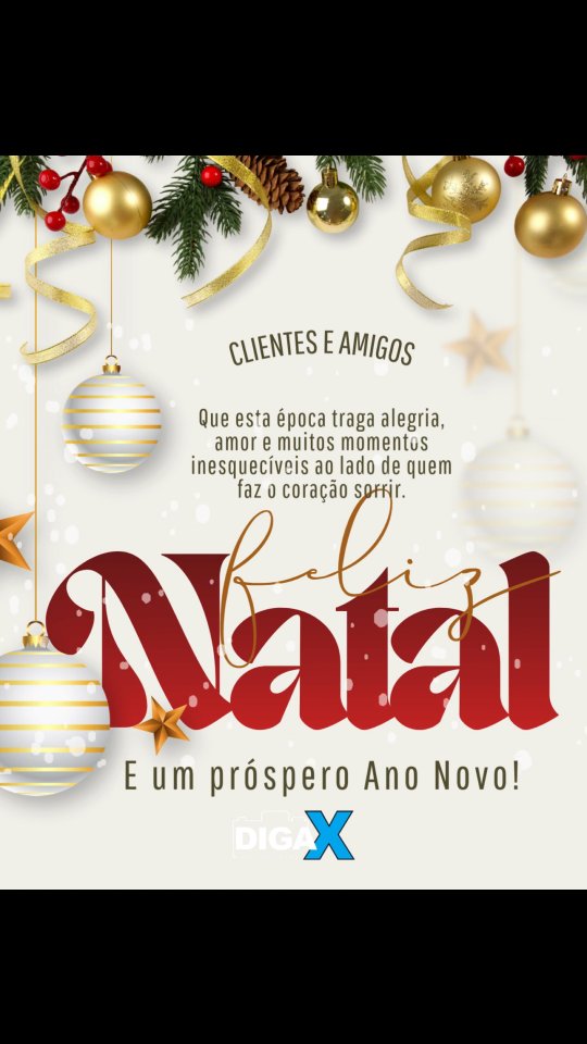 Feliz natal e ano novo!Que o ano de 2026 seja abençoado!Solicite seu orçamentoContato ZAP: (71....