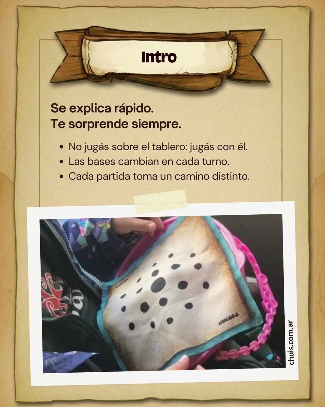 🎲 Nonaga no se juega sobre un tablero.
Se juega con él.En cada turno movés una ficha
y también el espacio donde jugás.Lo simple se vuelve profundo
y ninguna partida se repite.👉 Guardá este carrusel y compartilo
con alguien con quien te gustaría jugar.🔗 En el link de la bio podés ver las reglas completas.#Nonaga #JuegosDeMesa #JuegosPortátiles #Carabachuis #JugarPensando #JuegosQueViajan #JuegoAbstracto #Jugones #HechoEnArgentina
#JugarDondeQuieras