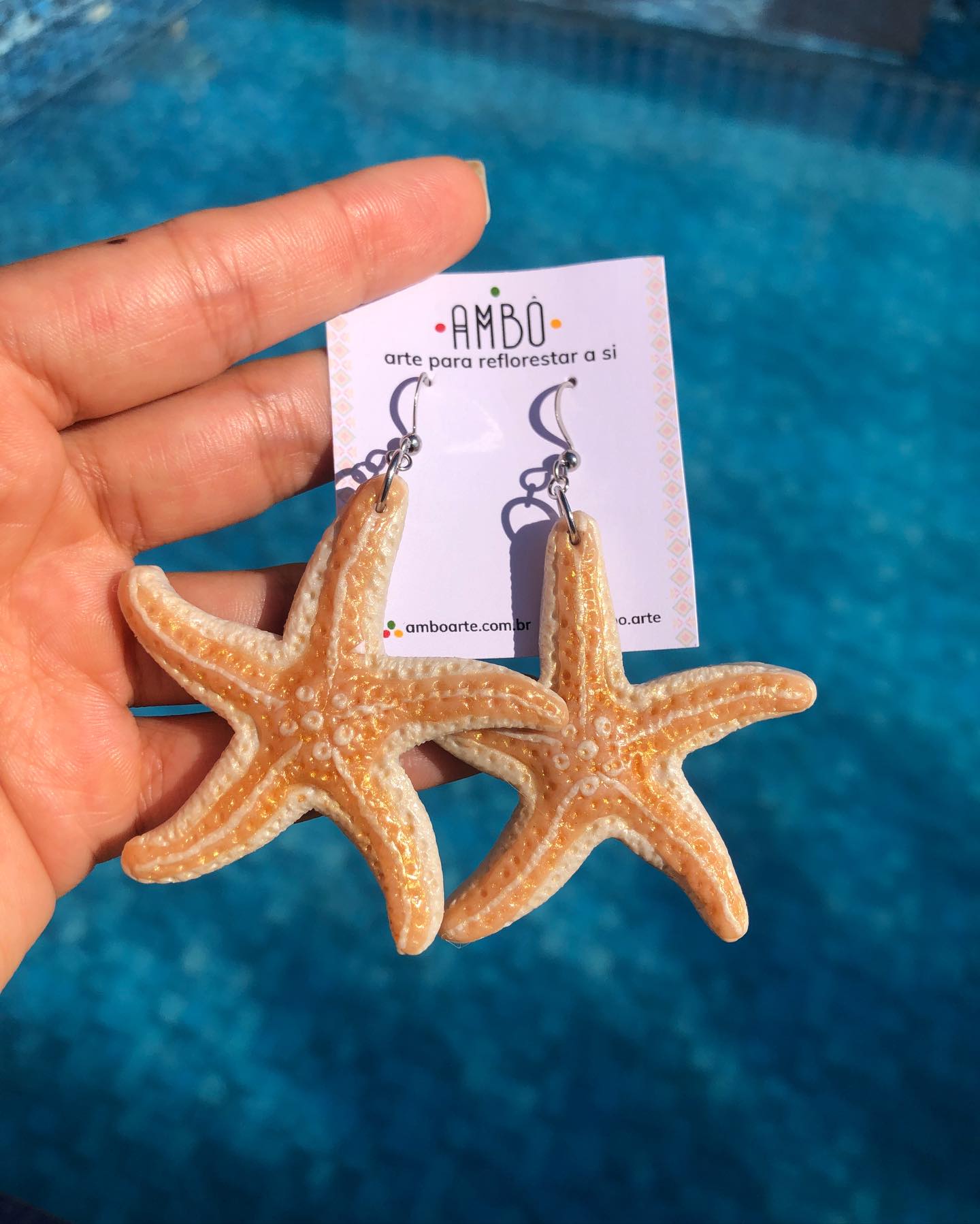 Brinco Estrela-do-mar 🩵