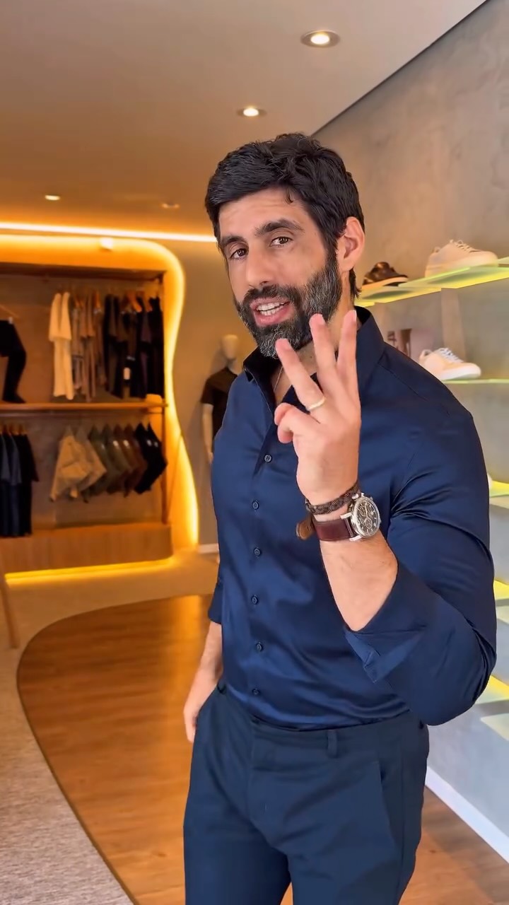 Sempre pode melhorar, né? Nossa nova camisa social…