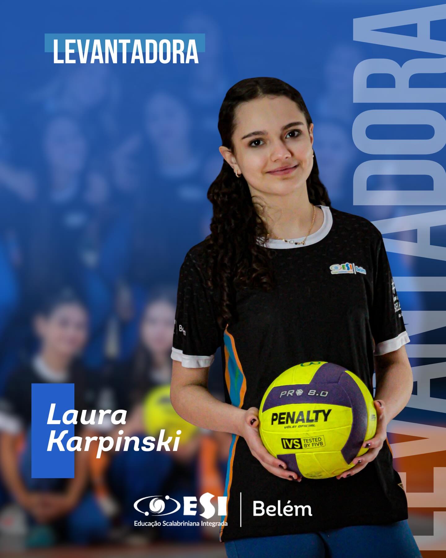 Time de Vôlei ESI Belém 2026 💙🏐
Cada atleta tem um papel essencial, e juntas formam um time forte, unido e preparado para dar o seu melhor em cada partida. 💪🏐
Vamos juntos nessa torcida! 💙✨