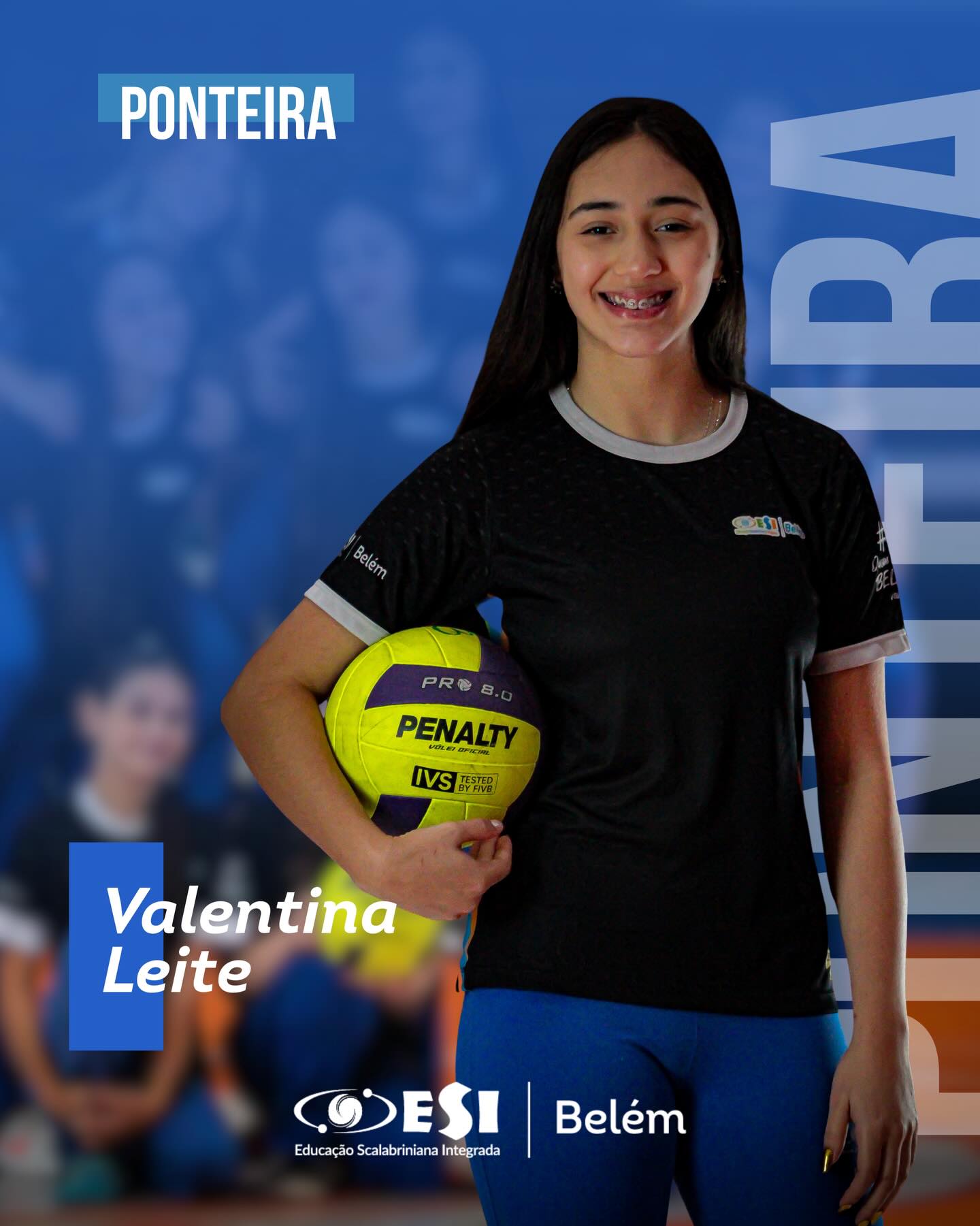 Time de Vôlei ESI Belém 2026 💙🏐
Cada atleta tem um papel essencial, e juntas formam um time forte, unido e preparado para dar o seu melhor em cada partida. 💪🏐
Vamos juntos nessa torcida! 💙✨
