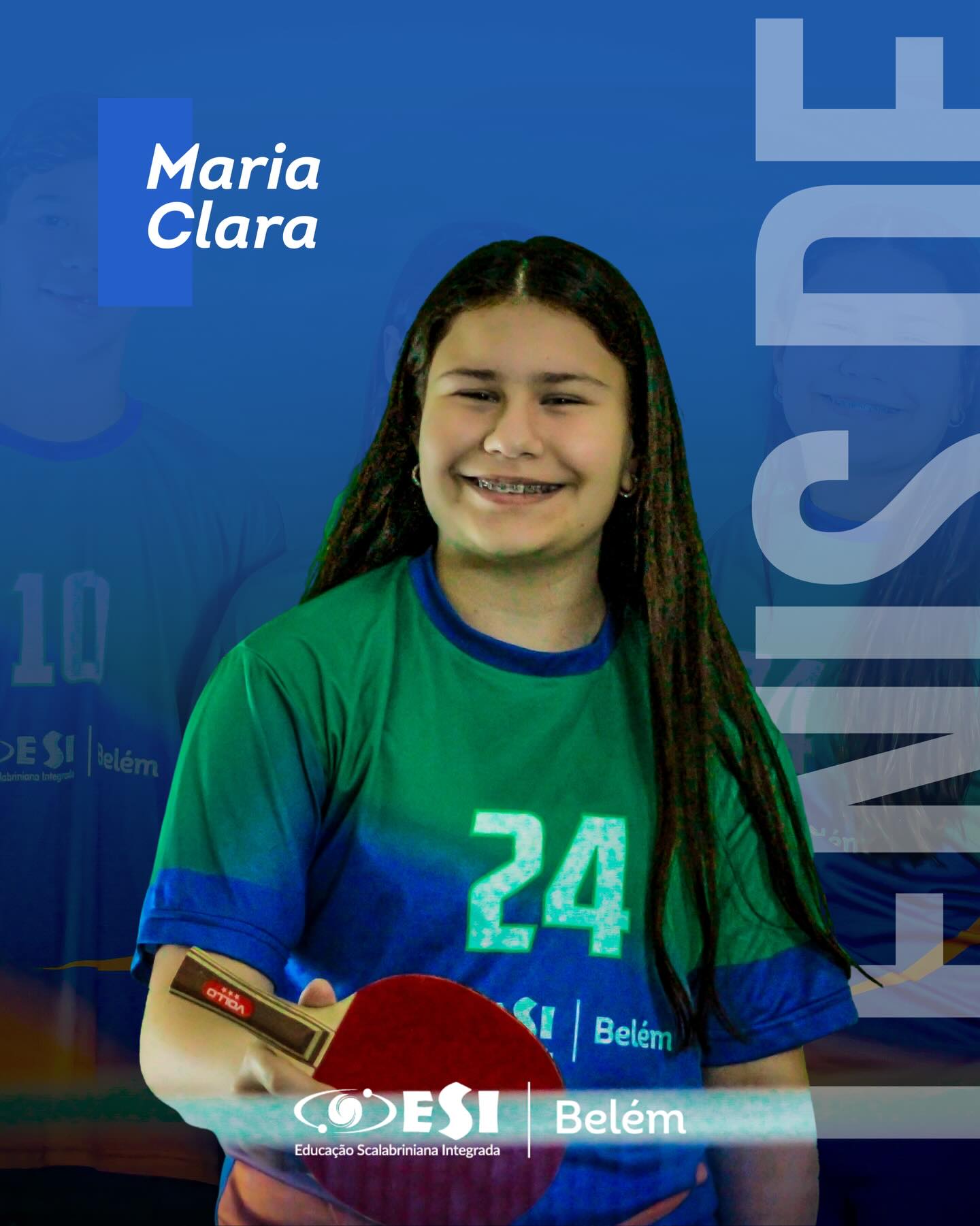 Time de Tênis de Mesa Jogos ESI 2026! 🏓
Cada atleta tem um papel essencial, e juntas formam um time forte, unido e preparado para dar o seu melhor em cada partida. 💪🏓🩵
Vamos juntos nessa torcida! ✨
