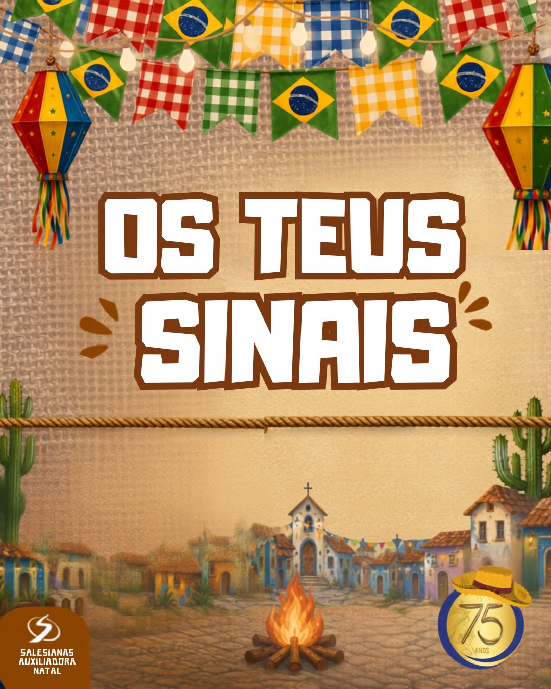 🎉 O Arraiá do Auxiliadora está chegando! Faltam apenas 3 dias para vivermos um dia repleto de alegria, cultura, tradição e muita animação! 🌽🪗✨
No próximo dia 20 de junho, nossa comunidade educativa se reunirá para celebrar a riqueza da cultura nordestina, com apresentações, quadrilhas, comidas típicas, muito forró e momentos especiais para toda a família.
💙 Tema 2026:
Cultura Nordestina: expressão de identidade, fé e esperança.
Prepare seu traje junino, reúna a família e venha fazer parte dessa grande festa!
📅 20 de junho
📍 Instituto Maria Auxiliadora
#ArraiaDoAuxiliadora #CulturaNordestina #SalesianasNatal #FamiliaAuxiliadora #Arraia2026