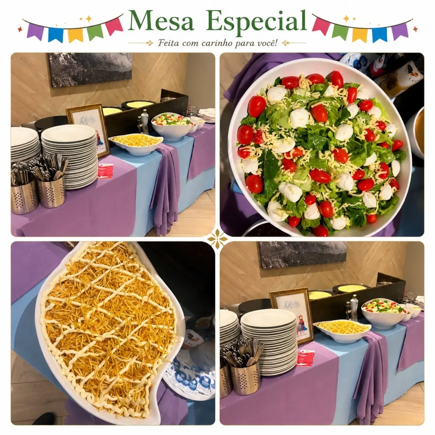 ✨ Buffet em Domicílio: Sabor, Praticidade e Sofisticação para Sua Festa! ✨
Transforme seu evento em uma experiência inesquecível com nosso buffet em domicílio. Levamos até você todo o sabor, qualidade e atendimento personalizado para aniversários, casamentos, confraternizações, eventos corporativos e festas familiares.
Oferecemos um cardápio completo com buffet de crepe francês, buffet de massas, opções personalizadas e ingredientes selecionados para garantir uma experiência gastronômica única para seus convidados.
✅ Atendimento em domicílio
✅ Equipe especializada
✅ Estrutura completa para eventos
✅ Qualidade, sabor e elegância
✅ Cardápios personalizados
Se você procura um buffet para festa em casa, com praticidade e excelência, conte conosco para tornar sua comemoração ainda mais especial.
📞 Solicite seu orçamento e reserve sua data!
#BuffetEmDomicilio #BuffetParaFestas #BuffetDeCrepe #CrepeFrances #BuffetDeMassas
🍽️ Leve o melhor buffet em domicílio para sua festa e surpreenda seus convidados com muito sabor e qualidade!