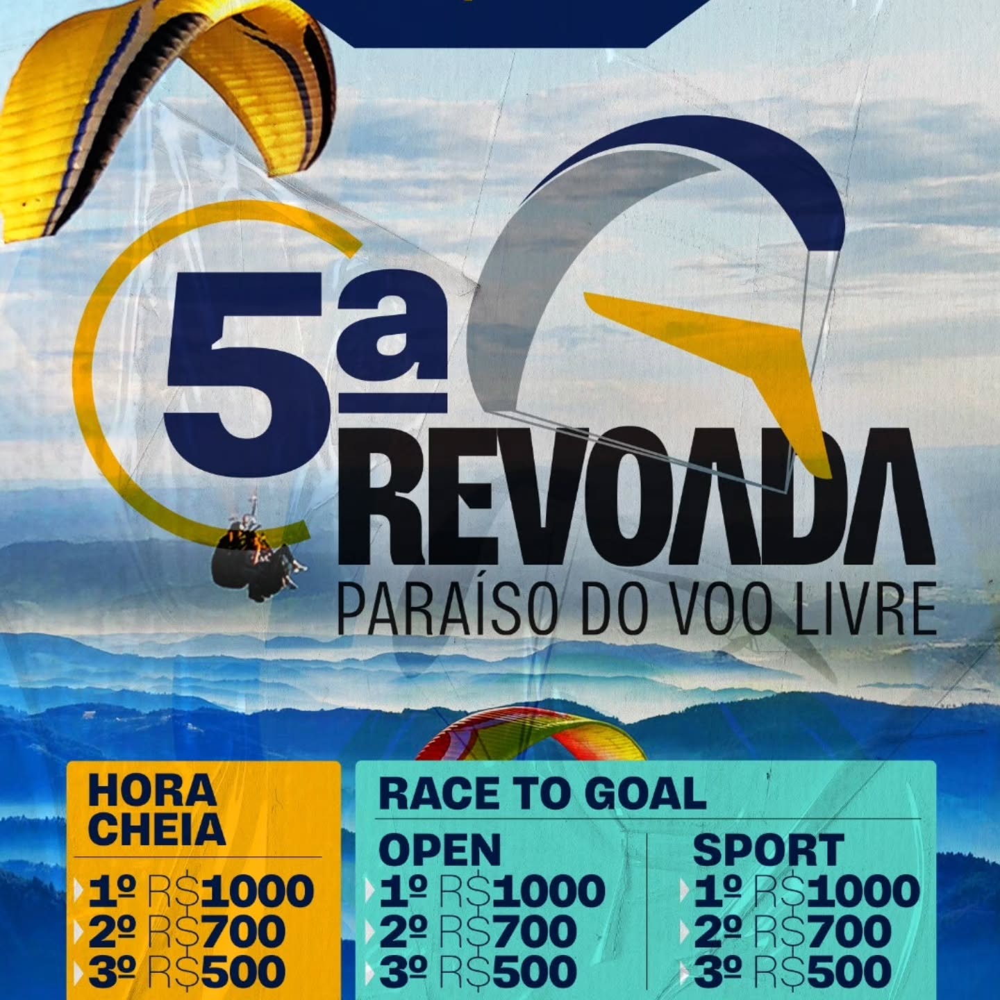 Está chegando a hora da 5 Revoada Paraíso do Voo Livre. Em breve, inscrições liberadas no site www.apvl.com.br . Nao fique de fora, venha fazer parte da maior revoada da região... #sovoaquemtanarampa #RevoadaDeParapente #ParapenteBrasil #VooLivre #VelasNoAr