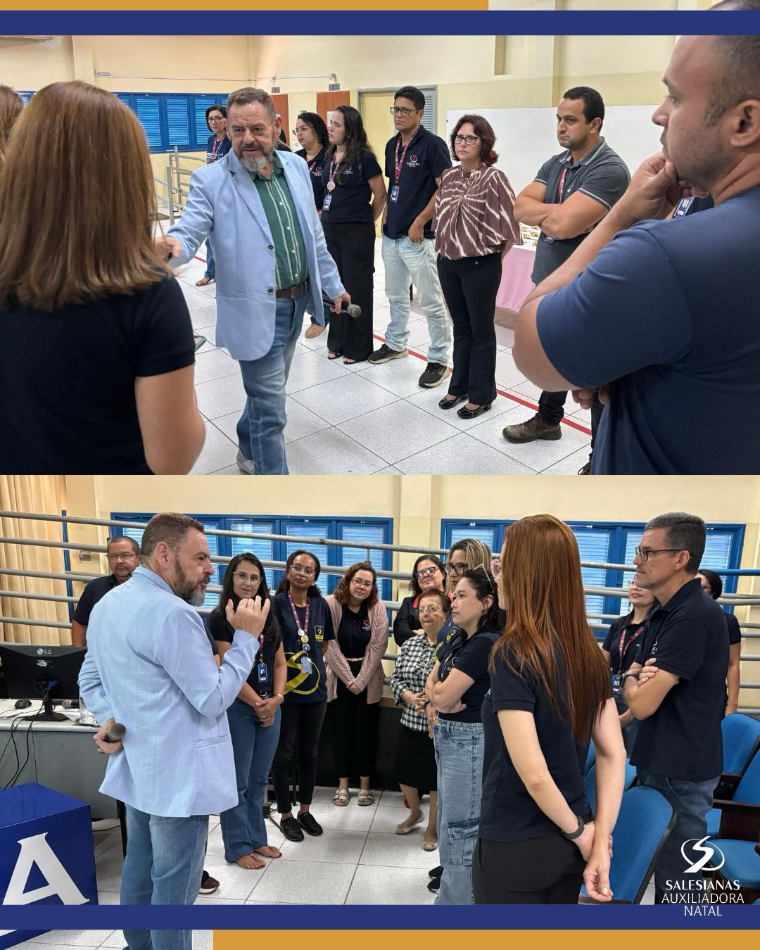 Iniciando um novo semestre com aprendizado, reflexão e compromisso com a excelência na educação! 💙📚
Nossos educadores participaram da formação “Avaliação Formativa na Prática”, baseada no Caderno 5 do Currículo da RSB, em um momento de estudo, troca de experiências e fortalecimento das práticas pedagógicas.
Seguimos investindo na formação contínua da nossa equipe, pois acreditamos que educadores preparados fazem a diferença na construção de uma aprendizagem significativa, acolhedora e transformadora.
Que este novo semestre seja repleto de desafios, conquistas e muitas oportunidades de crescimento para toda a nossa comunidade educativa! 💛✨
@redesalesianabr
#InstitutoMariaAuxiliadora #FormaçãoDocente #AvaliaçãoFormativa #CurrículoRSB #EducaçãoSalesiana NovoSemestre