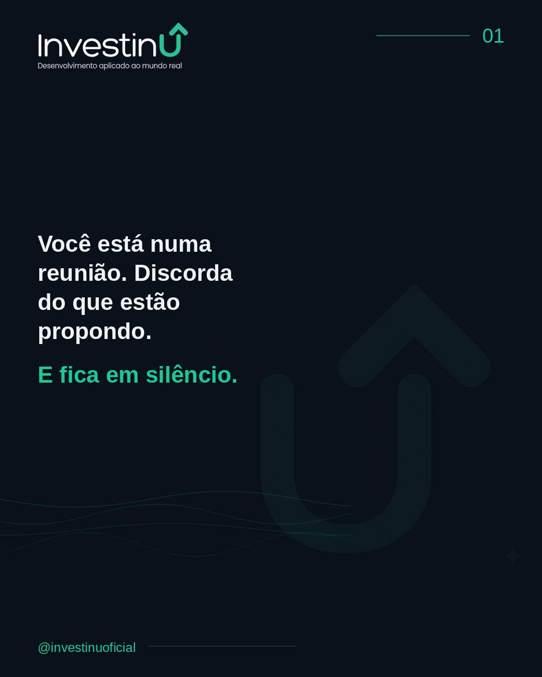 Dizer não costuma vir acompanhado de um medo específico: desapontar alguém, parecer difícil de trabalhar, ou perder espaço numa equipe.Mas a pessoa que nunca diz não raramente é admirada por isso. Costuma ser sobrecarregada — e, com o tempo, ressentida.Assertividade não é sobre ser duro. É sobre ser claro sem deixar de ser respeitoso.#Investinu #ComunicacaoAssertiva #Lideranca #Carreira #InteligenciaEmocional #DesenvolvimentoProfissional