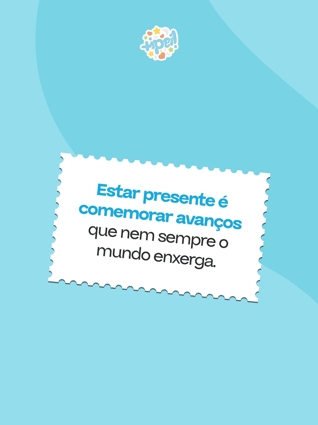 Ser pai também é aprender a enxergar cada conquista de um jeito único🩵
Neste Dia dos Pais, nossa homenagem a quem vive a paternidade atípica com presença, amor e esperança. Feliz Dia dos Pais!