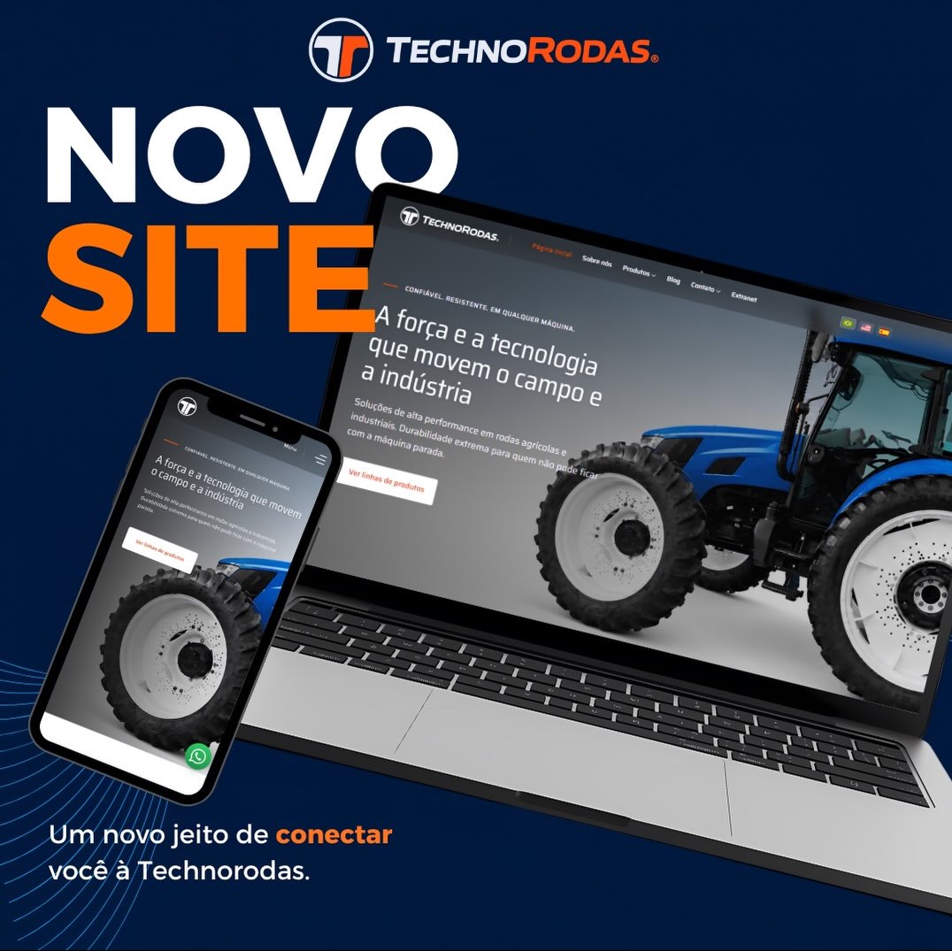 Um novo jeito de conectar você à Technorodas!
Apresentamos o novo site da TechnoRodas: um espaço mais moderno, prático e completo para você conhecer nossas soluções e encontrar o produto ideal para cada necessidade.
#Technorodas #NovoSite #Inovação #Tecnologia #LinhaAgrícola