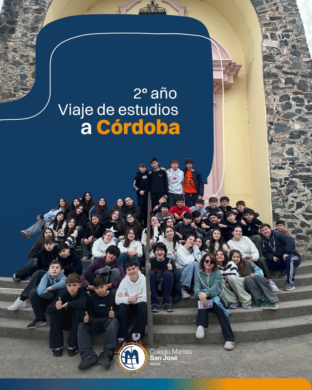 ✨Nivel Secundario✨Los estudiantes de 2° año disfrutaron de unos días inolvidables en Córdoba, compartiendo momentos de aventura, aprendizaje y convivencia.Durante el viaje recorrieron Alta Gracia, conocieron parte de su historia y patrimonio, disfrutaron de los paisajes de las sierras desde el Dique Los Molinos y visitaron Villa General Belgrano y Multiparque Peko’s.También hubo tiempo para cocinar pan de manera rústica, compartir el fogón y cerrar las jornadas con mucha alegría.Más que un viaje, fueron días para compartir, fortalecer vínculos y llevarse nuevos recuerdos.Agradecemos al equipo docente por su acompañamiento, a los chicos y chicas de 2° año por su excelente predisposición y a las familias por la confianza.#colegiosanjosedemoron #somosmaristas