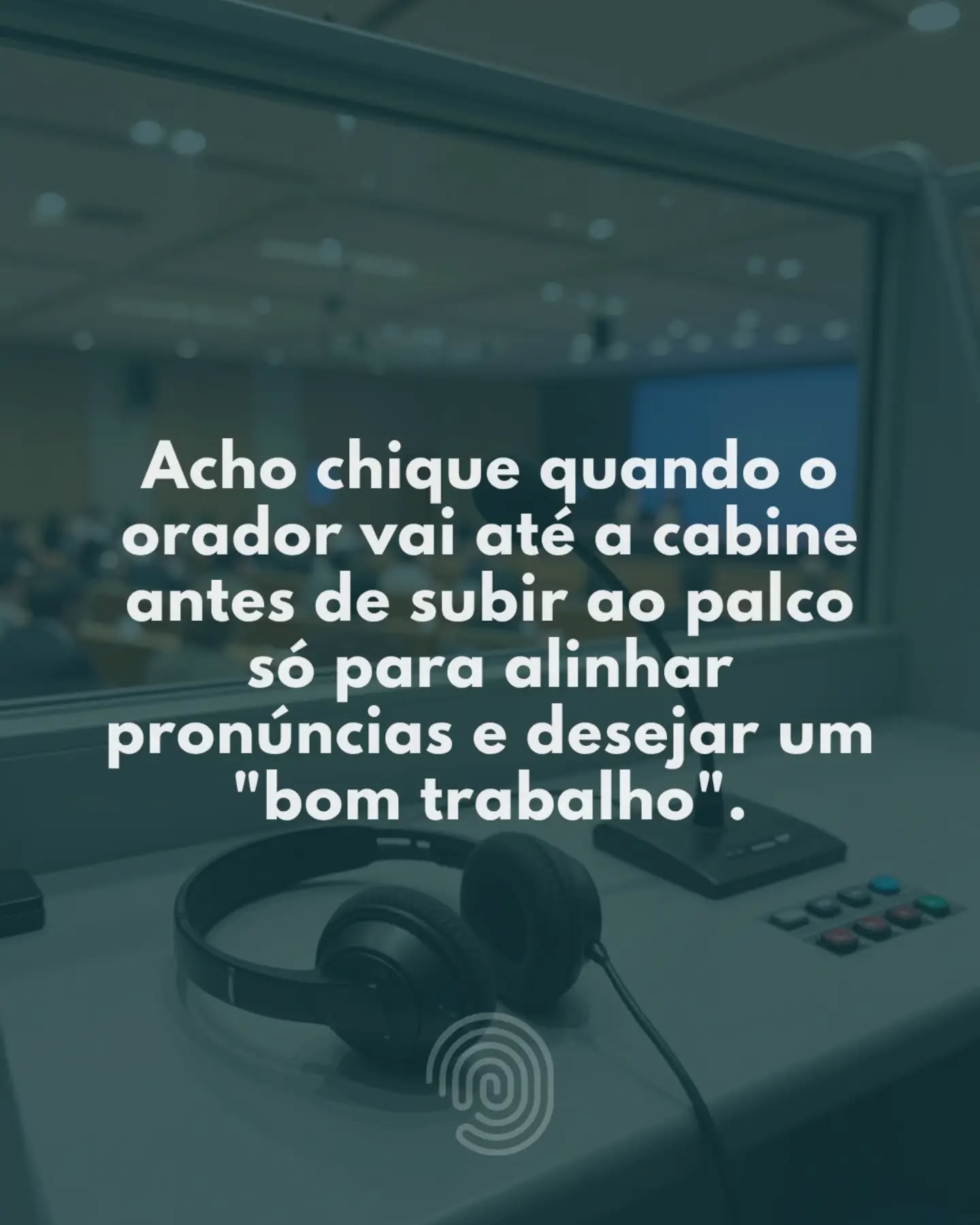O que você, intérprete, acha chique na cabine? 🎧
Compartilhe nos comentários. A APIC pode transformar as melhores respostas em uma segunda edição.
#APIC #InterpretaçãoDeConferências #Intérpretes