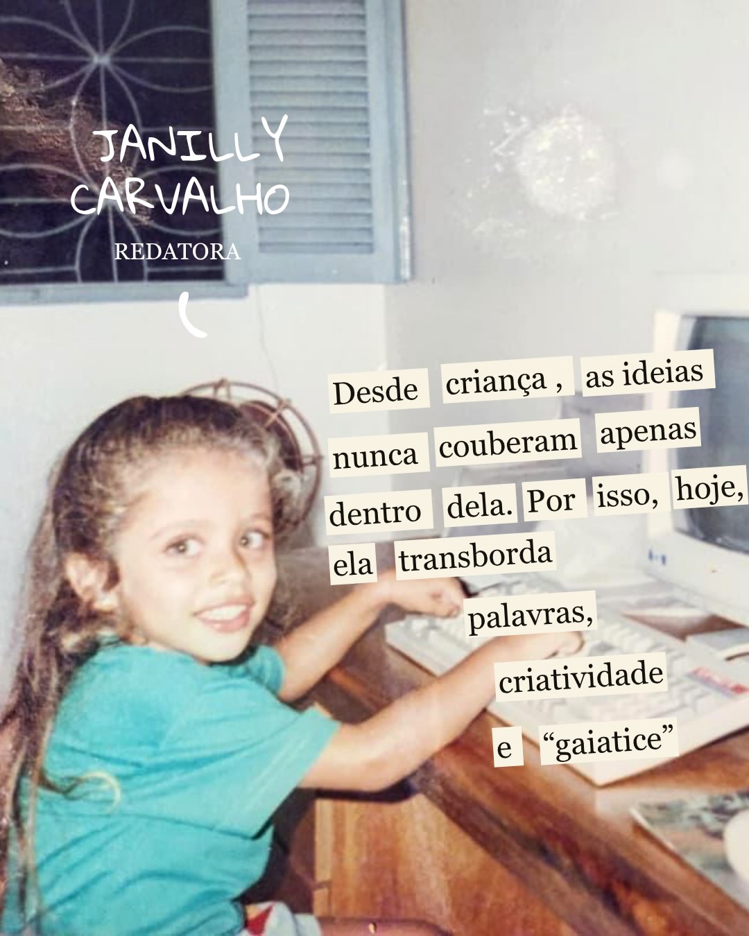 👀Trouxemos fotos especiais de algumas pessoas da nossa equipe para lembrar que, nos post-its coloridos de Maíra, nas piadas rápidas de Janilly, na criatividade de Raiser… encontramos um pedaço dessas crianças que cresceram, mas não deixaram de existir. 🩵
Feliz Dia das Crianças! Que nunca nos faltem motivos para imaginar, criar e descobrir o mundo.🧸