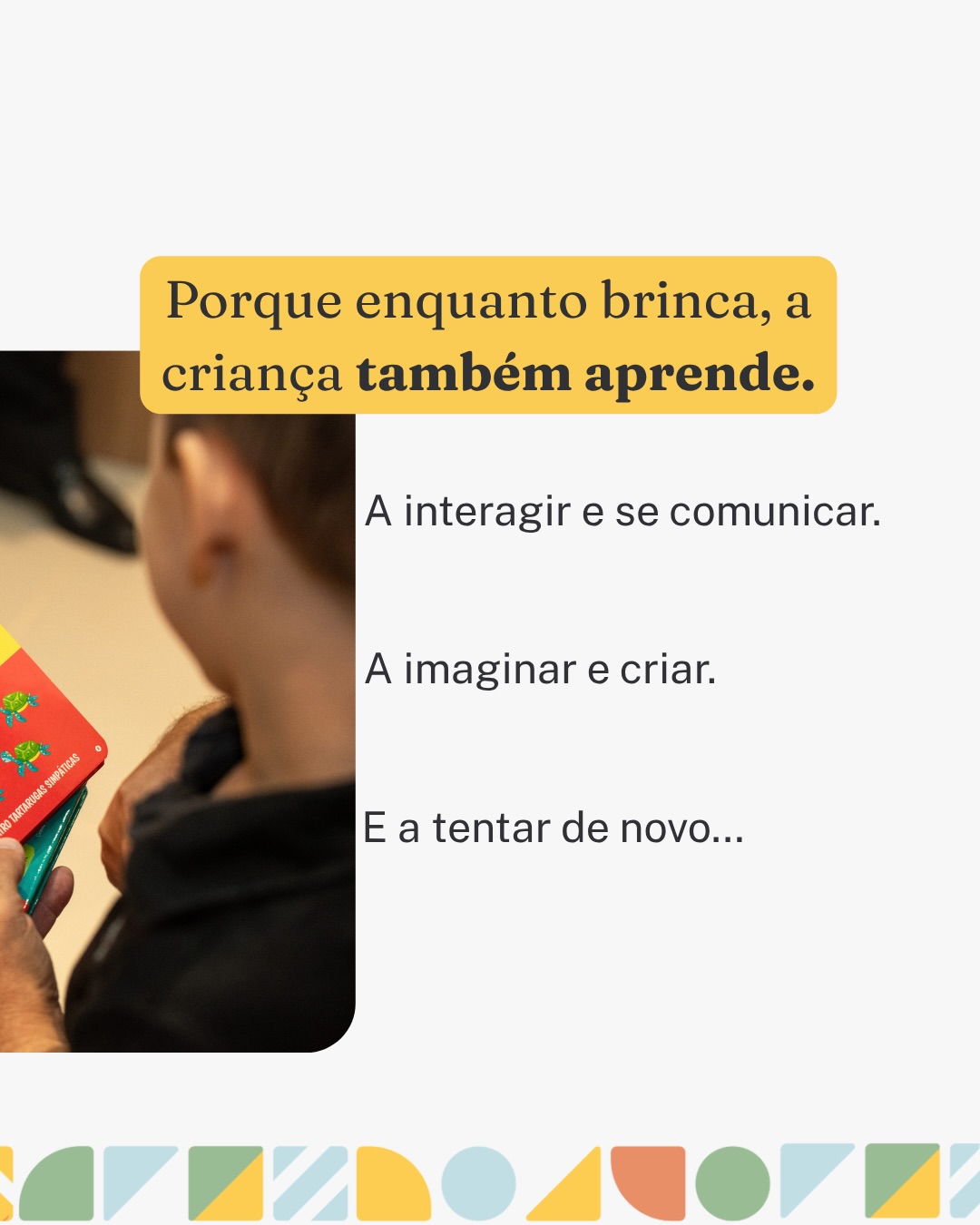 Que a infância nunca seja apenas uma etapa a ser desenvolvida. Que ela também seja vivida. 💛Compartilhe com quem precisa ler isso.