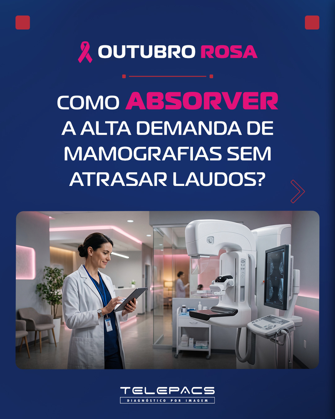 Outubro Rosa é muito mais do que uma cor, é um chamado à ação! 💖 Enquanto a conscientização sobre o câncer de mama cresce, a demanda por mamografias atinge seu pico, desafiando clínicas e hospitais a manterem a qualidade e agilidade nos atendimentos.
Sabia que um diagnóstico precoce pode elevar as chances de cura para até 95%? Por isso, é crucial que as instituições se preparem com tecnologia de ponta, como o PACS em nuvem e a telerradiologia, para garantir que cada mulher receba o cuidado que merece sem atrasos ou filas.
Acesse nosso Blog (link na bio) e saiba mais!
📲 (34) 99939-2205
🌐 telepacs.com.br
#Telepacs #OutubroRosa #SaúdeDaMulher #Mamografia #Telerradiologia #Conscientização